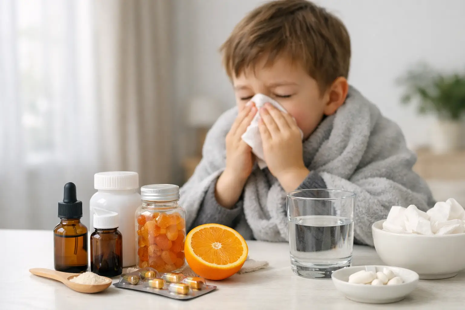 Supplements for kids with frequent colds