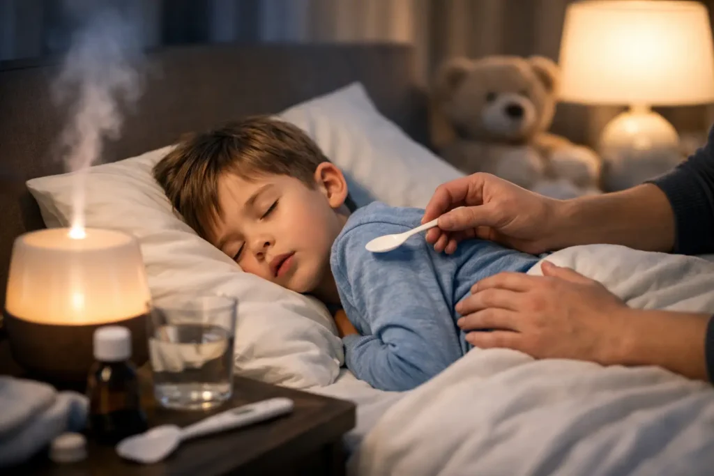 What Helps Kids Stop Coughing at Night?
