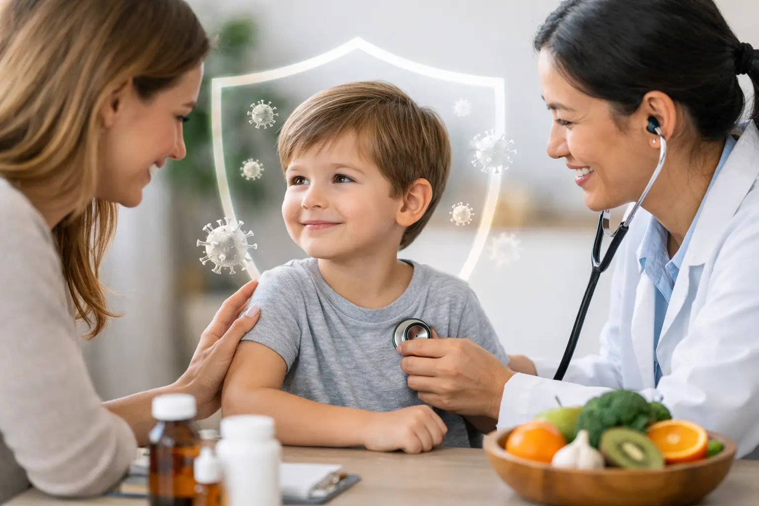 How to strengthen weak child immunity - healthy family routine