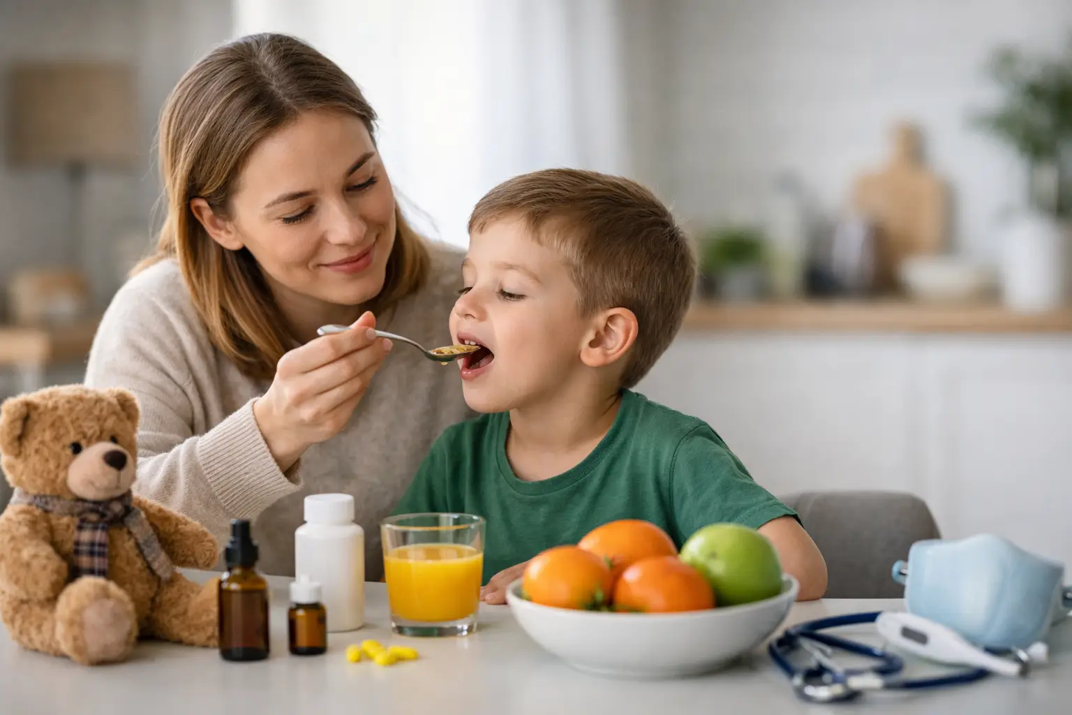 How to build child immunity routines - family morning routine