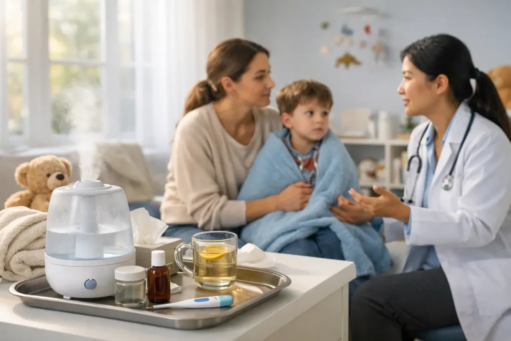 How to Ease Morning Chestiness Naturally in Kids